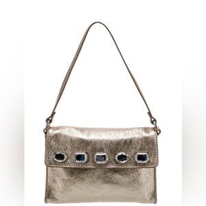 Dolce & Gabbana Metallic Gold Shoulder Bag